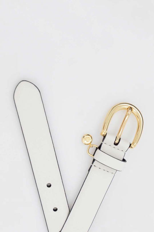 Lauren Ralph Lauren curea de damă din piele 412802952 alb AA00