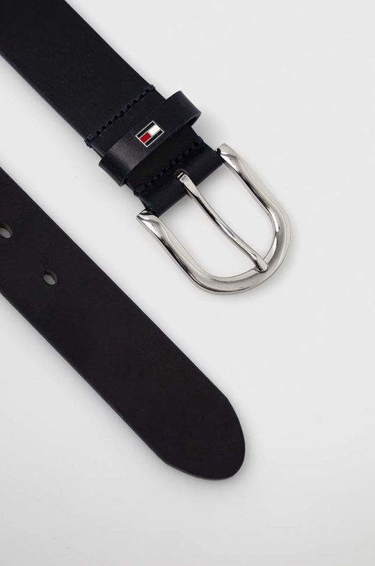 Δερμάτινη ζώνη Tommy Hilfiger WW0WW11590.NOS σκούρο μπλε SS24