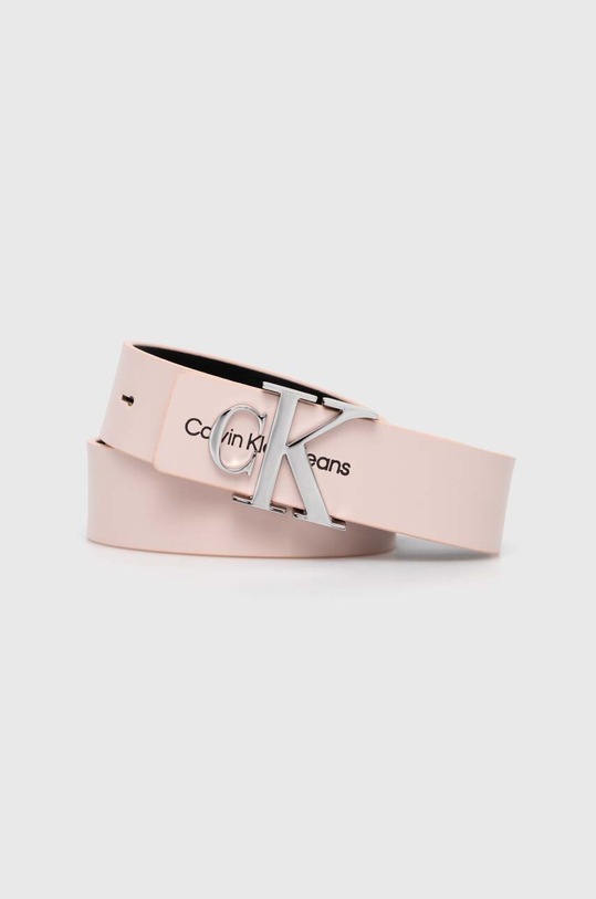 Calvin Klein pasek skórzany Planet friendly różowy K60K610281