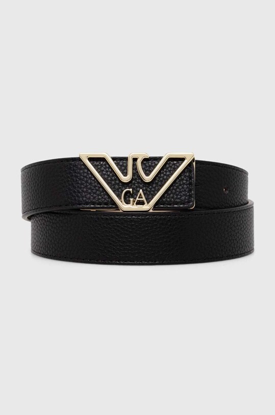 Ремінь Emporio Armani синтетичний чорний Y3I048.YGF8A.NOS