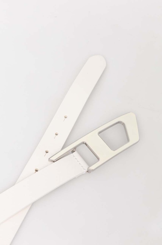 Diesel pasek skórzany X09917.PR227 biały AA00
