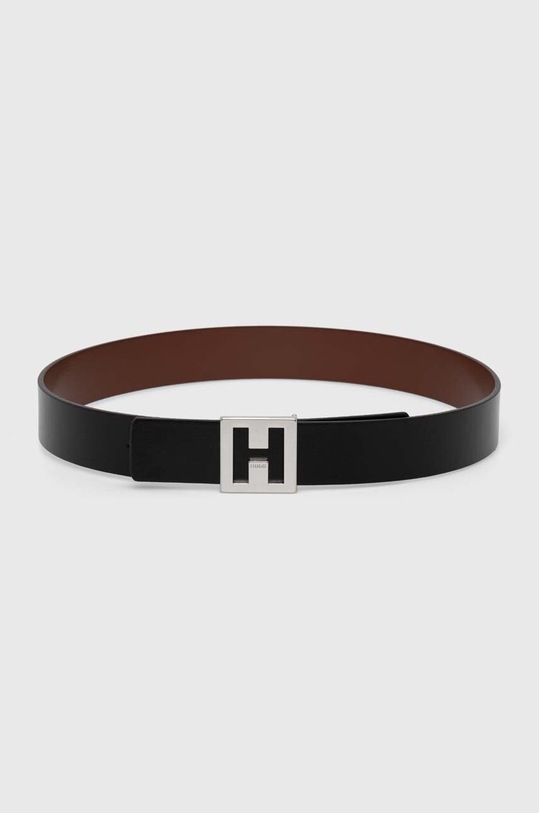HUGO curea de piele cu doua fete negru 50480593