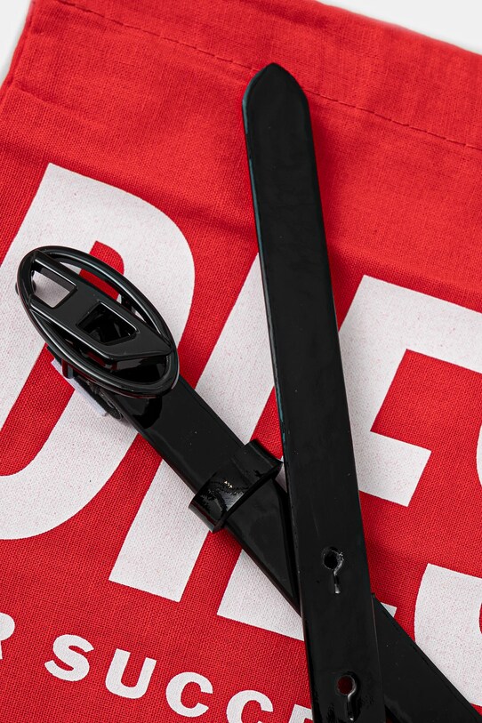 Diesel pasek skórzany PLAY-D B-PLAY 15 belt X10323.PR271 czarny AA00