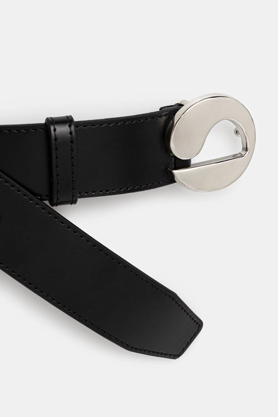 Coperni pasek skórzany Logo COPBE12F6025 czarny AA00