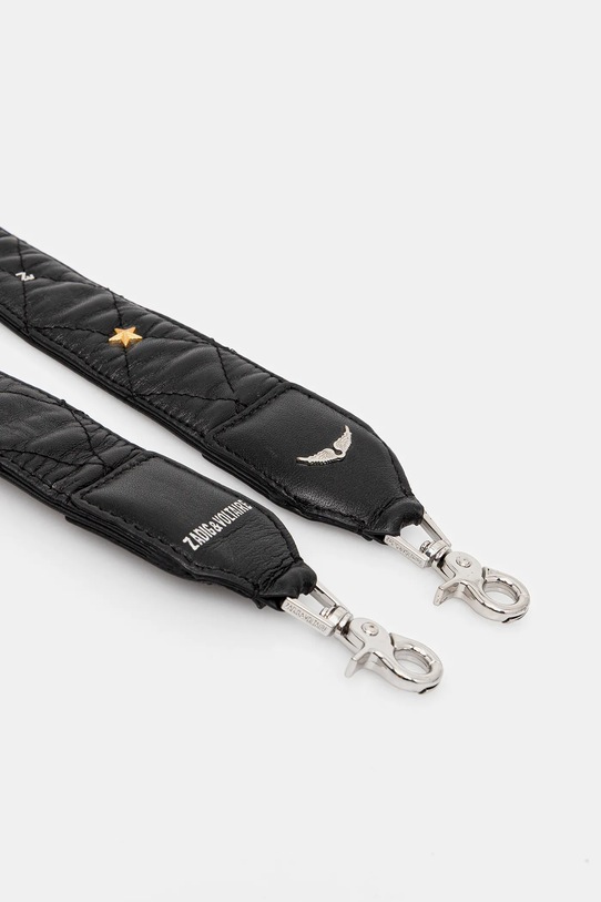 ZADIG&VOLTAIRE pasek do torebki skórzany LWOG00034 czarny AA00