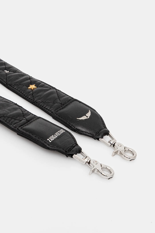 ZADIG&VOLTAIRE pasek do torebki skórzany LWOG00034 czarny AA00