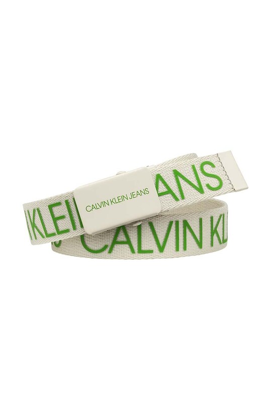 Calvin Klein Jeans pasek dziecięcy IU0IU00125.9BYY beżowy IU0IU00125.9BYY
