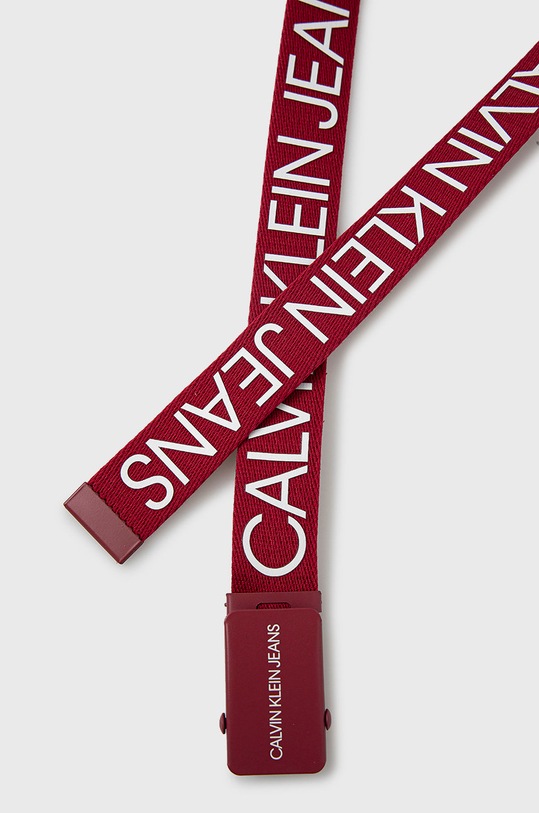 Calvin Klein Jeans gyerek öv IU0IU00125.9BYY burgundia AA00