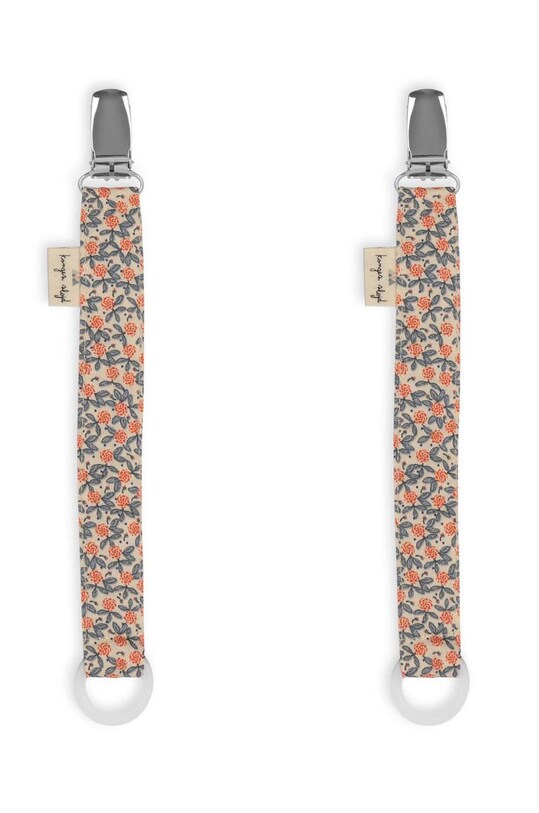 Κλιπ πιπίλας Konges Sløjd 2 PACK PACIFIER STRAP KS5504 πολύχρωμο AA00
