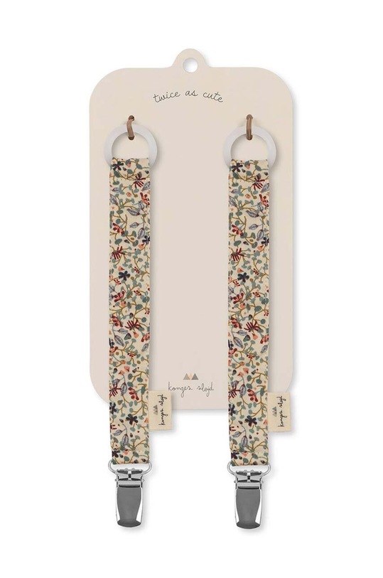 Konges Sløjd zawieszka do smoczka 2-pack PACIFIER STRAP KS5504 multicolor AA00