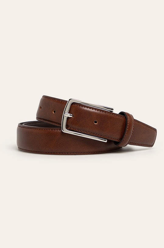 Jack & Jones - Pasek brązowy 12136795
