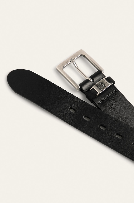 Strellson - Pasek skórzany 3096 czarny AA00