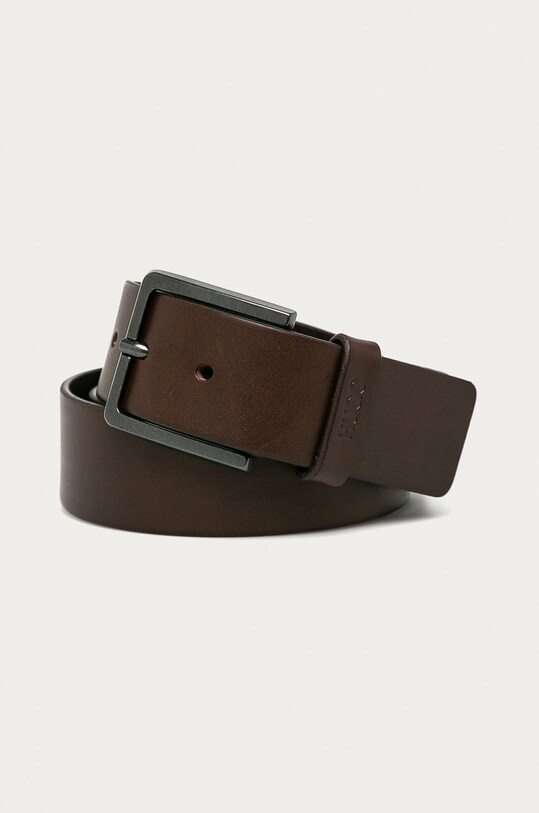 HUGO curea de piele maro 50385358.NOS