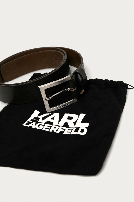Αξεσουάρ Karl Lagerfeld - Δερμάτινη ζώνη 500498.815300 καφέ