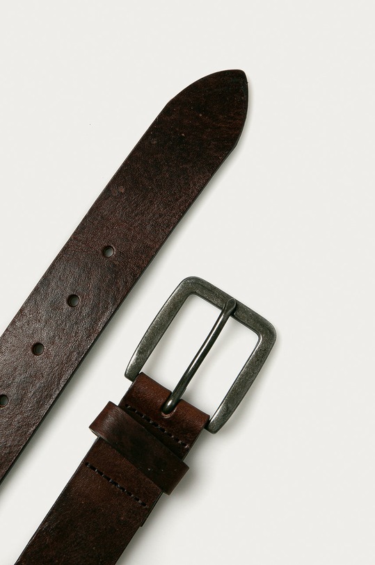 Jack & Jones - Kožený opasok 12152757 hnedá AA00