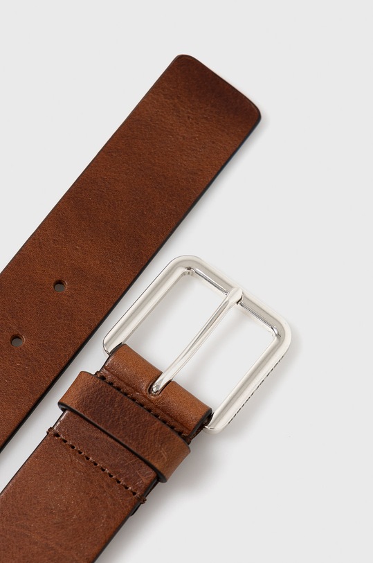 Tiger Of Sweden Pasek skórzany U53330023Z brązowy AA00