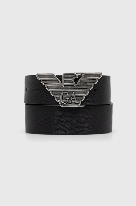 Kožni remen Emporio Armani crna Y4S270.YLP4X.NOS