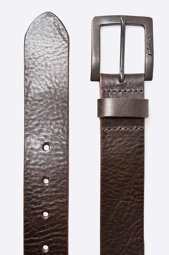 Wrangler - Pasek W00108185 brązowy AA00