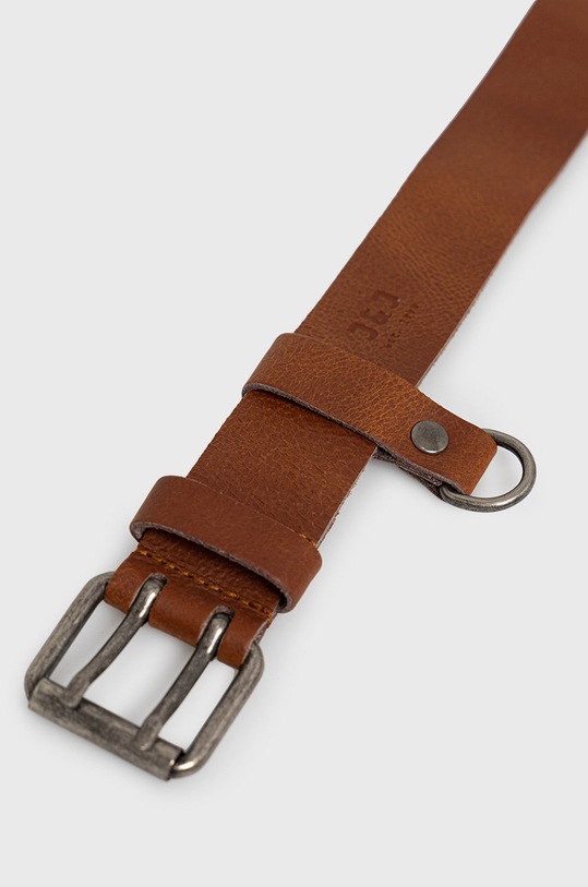 Jack & Jones Pasek skórzany 12192626 brązowy AA00