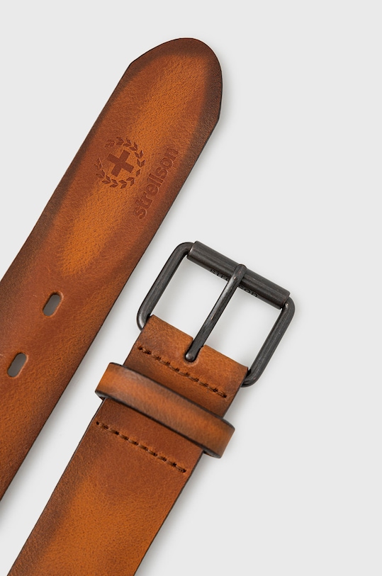 Kožený opasok Strellson 3095.NOS hnedá AA00