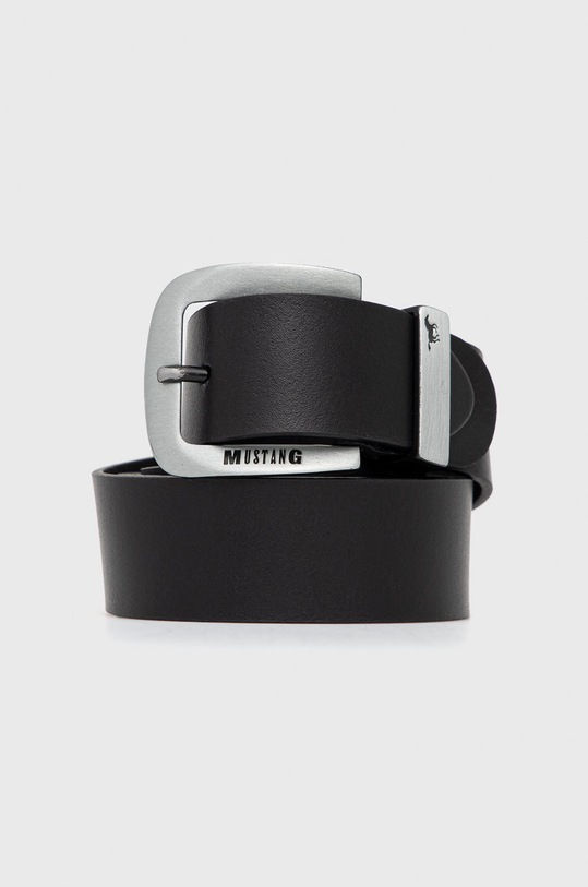 Kožený pásek Mustang černá MG2003R01Z.791