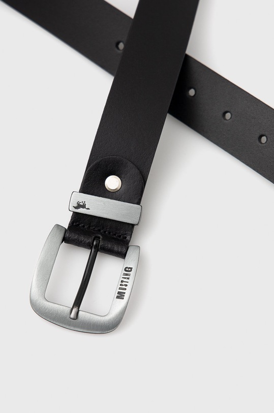 Kožený pásek Mustang MG2003R01Z.791 černá AA00