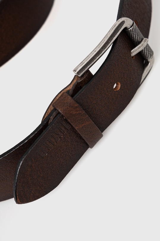 Mustang Pasek skórzany MG2053R27.690 brązowy AA00