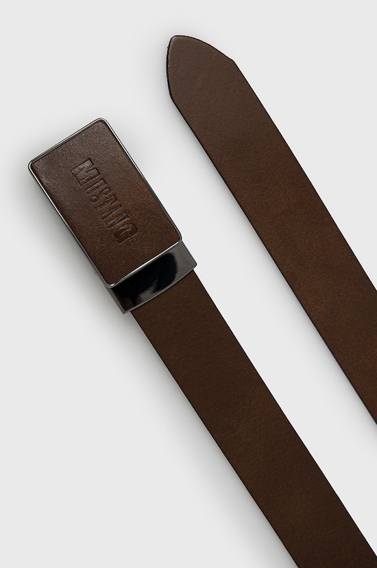 Kožený opasok Mustang MG2065L14.660 hnedá AA00