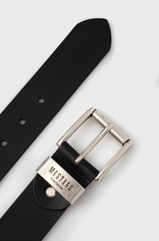Kožený pásek Mustang MG2104R04.0790 černá AA00