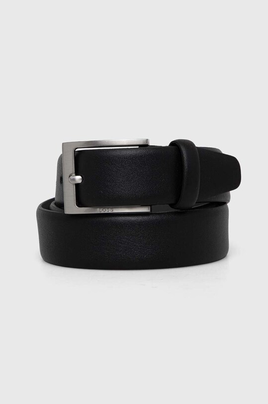 BOSS curea de piele negru 50481068
