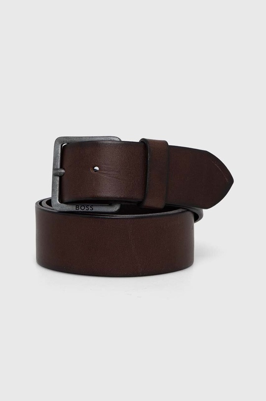 BOSS curea de piele maro 50481096