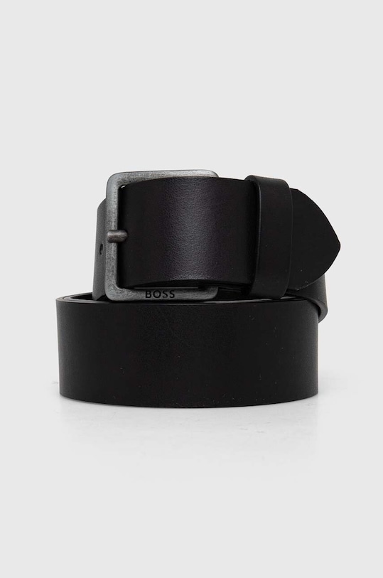 BOSS curea de piele negru 50481096