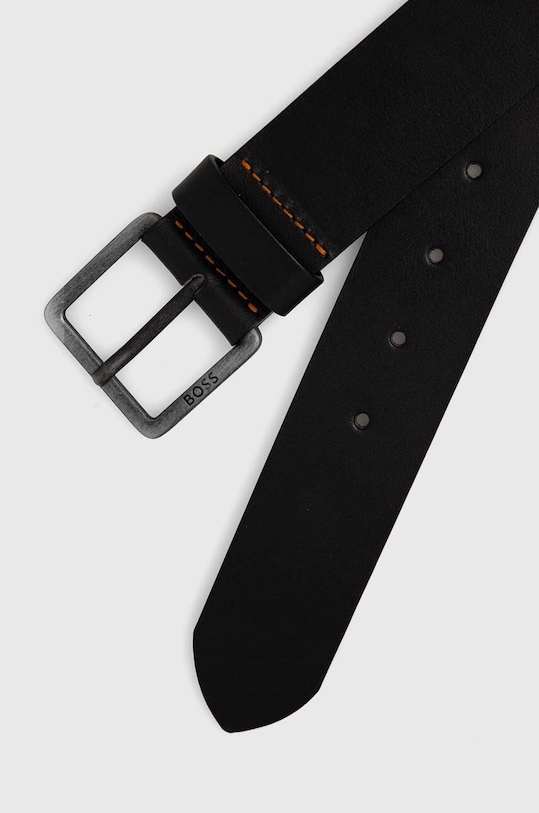 BOSS curea de piele 50481096 negru AA00