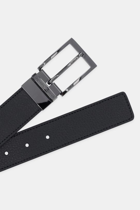 Emporio Armani pasek skórzany dwustronny Y4S195.YLO8J.NOS czarny AA00