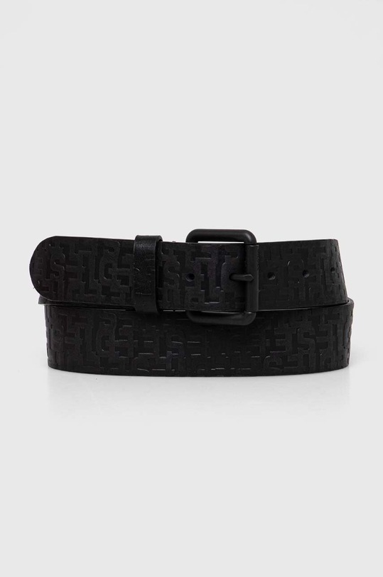 Diesel pasek skórzany B-MONOGRAM LE BELT czarny X09400.PR505