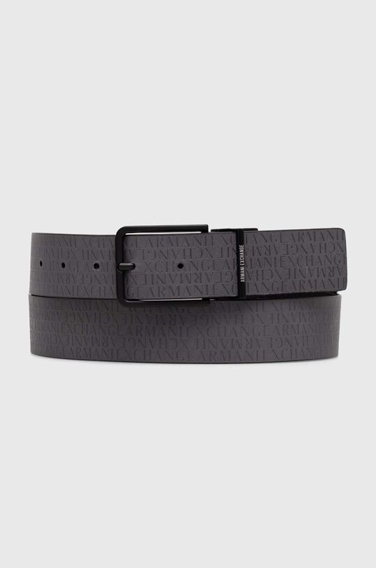 Двухсторонний кожаный ремень Armani Exchange 951325.2F800.NOS чёрный AA00