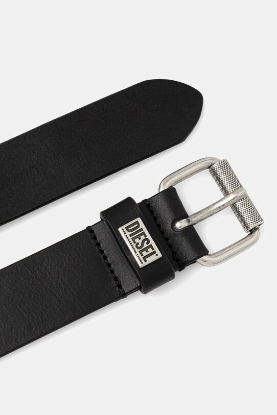Diesel curea de piele B-BISCOTTO-LOOP X09798.PR227 negru AA00