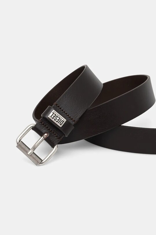 Diesel pasek skórzany B-BISCOTTO-LOOP X09798.PR227 czarny AA00