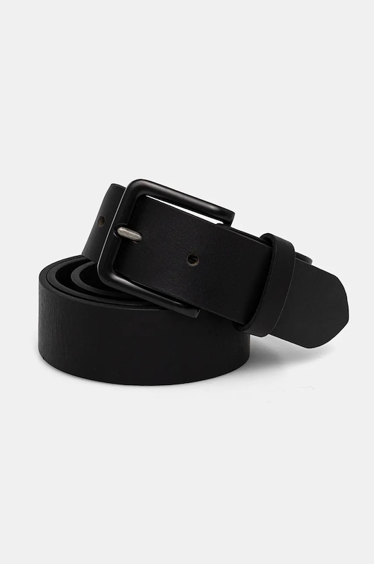 Barbour curea de piele negru MAC0424