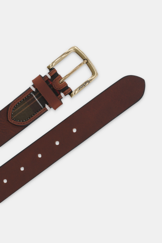 Kožený opasok Barbour MAC0446 hnedá AA00