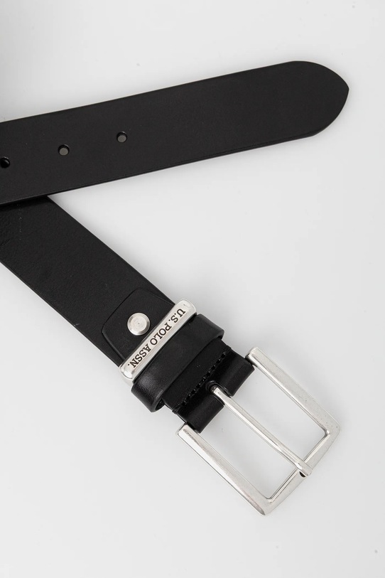 Kožený opasok U.S. Polo Assn. Hitchcock AIUH32318MHA čierna AA00