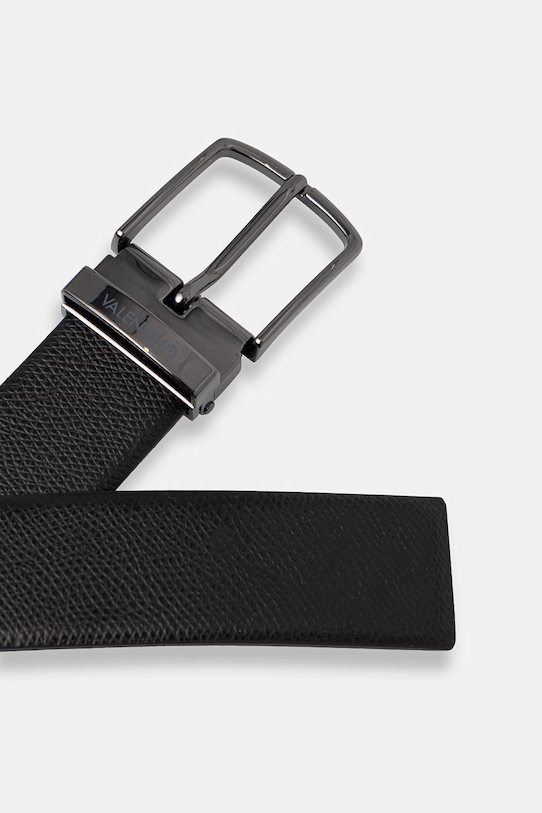 Valentino Bags pasek męski skórzany LITECH VCP8BJ04 czarny AA00