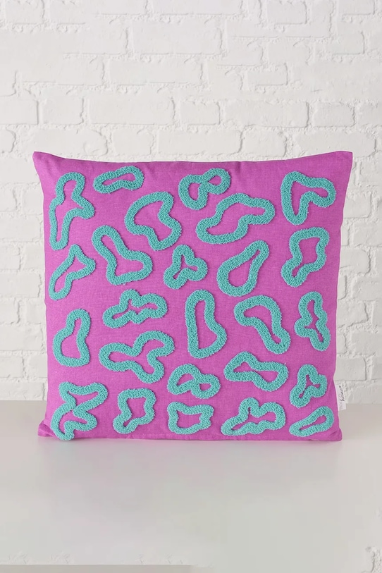 Boltze perna decorativă Swirla 45 x 45 cm 2069428 violet AA00