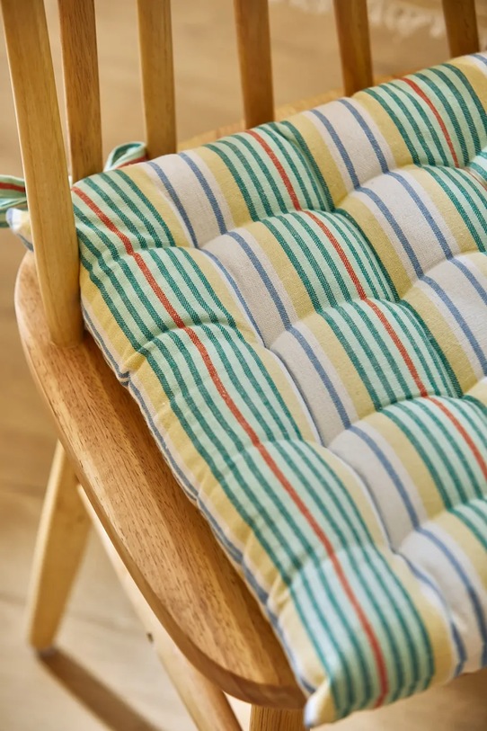 Obývací pokoj a ložnice Polštář na židli Calma House Haiti HAITI.40G.TUR tyrkysová