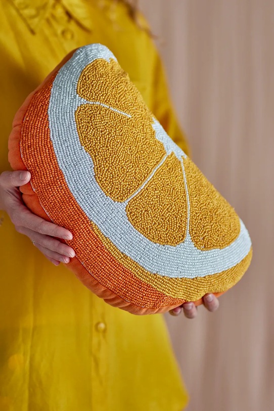 Living și dormitor Bloomingville pernă decorativă 38 x 4 x 23 cm 82066453 portocaliu