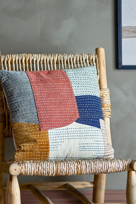 Salon i sypialnia Bloomingville poduszka ozdobna 50 x 50 cm 82066507 multicolor