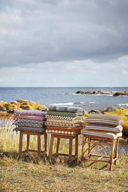 Madam Stoltz cuscino sedia CP.4545.35 arancione AA00