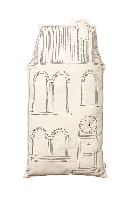 Dekoračný vankúš ferm LIVING Abode Cushion béžová 1104268061
