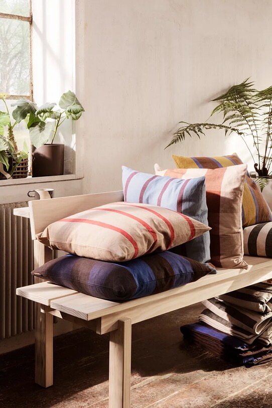 Dekoratívna obliečka na vankúš ferm LIVING Grand Cushion Cover 1104265990 červená AA00