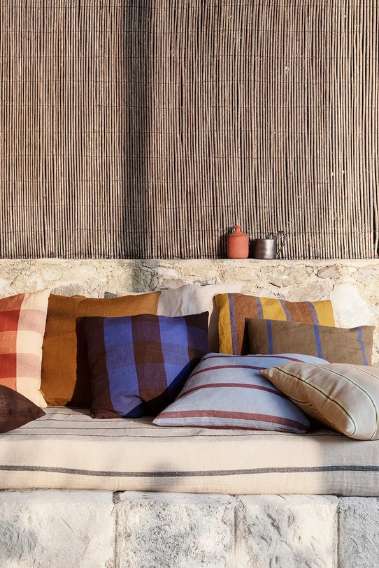 Obývacia izba a spálňa Dekoračný vankúš ferm LIVING Grand 1104264305 viacfarebná